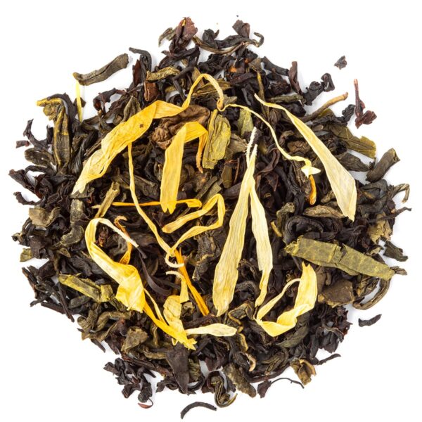 Thé Noir Temple du Bouddha Saveur Bergamote, Jasmin et Vanille par Made in Thé - Vue de haut