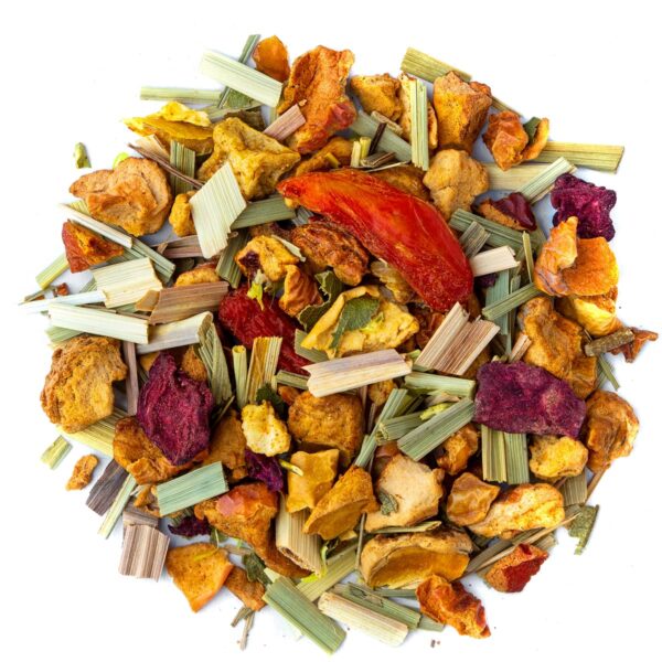 Tisane Soleil d’Été Bio Saveur Fruit de la passion et Mangue par Made in Thé - Vue de haut