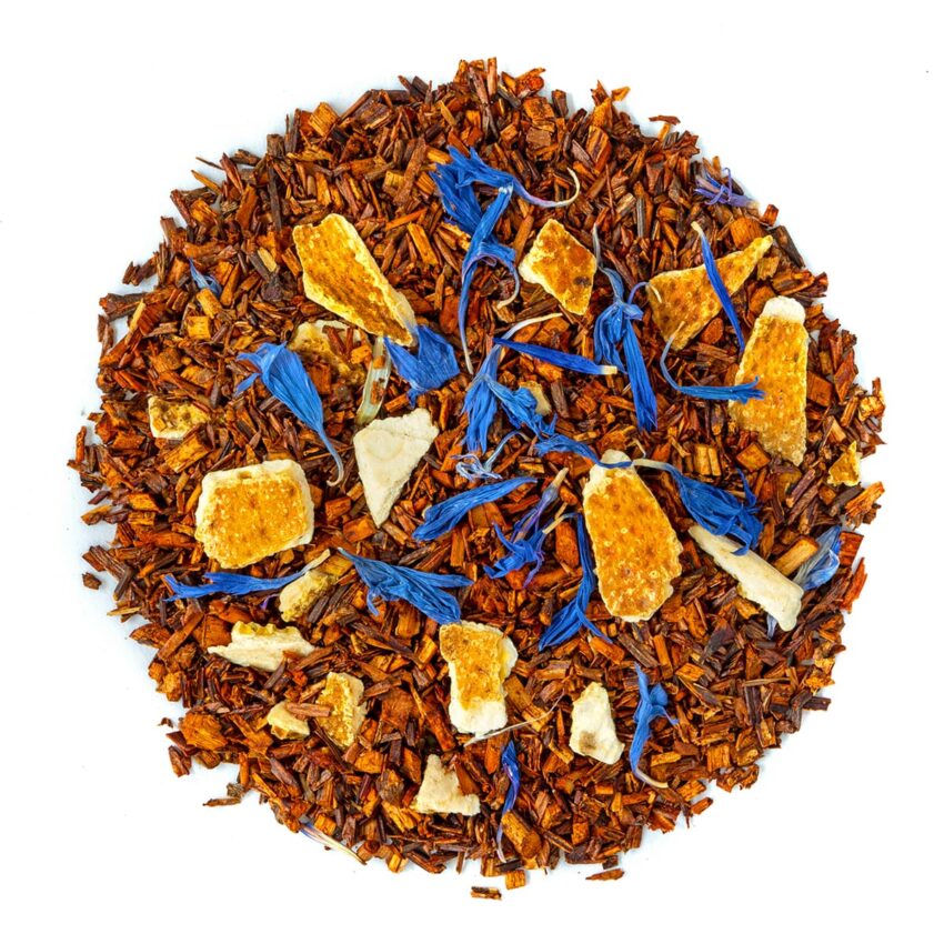 Rooibos Murmure des Agrumes Bio saveur Orange et Pamplemousse en vrac par Made in Thé - Vue de haut