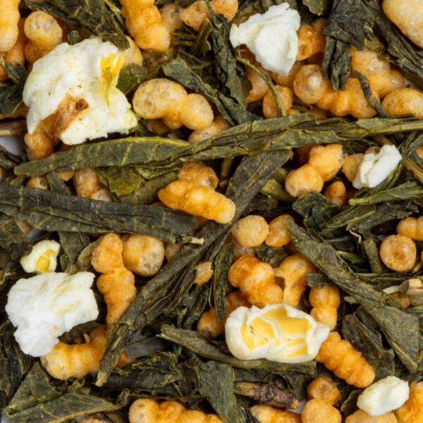 Thé Vert Genmaicha du Japon par Made in Thé - Vue zoomée