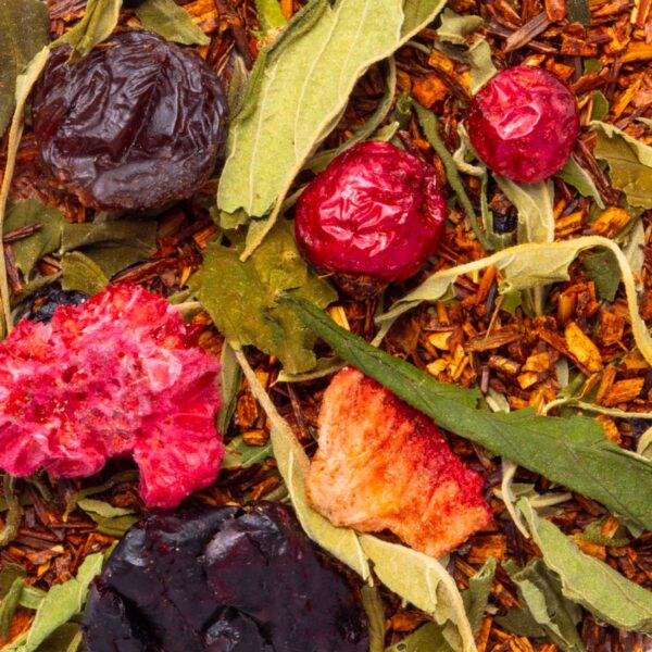 Tisane CBD Fruits rouges Bio Saveur Fruits rouges par Made in Thé - Vue zoomée