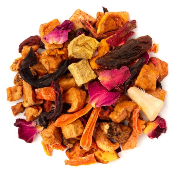 Tisane Copacabana Saveur Grenade et Mangue par Made in Thé - Vue de haut