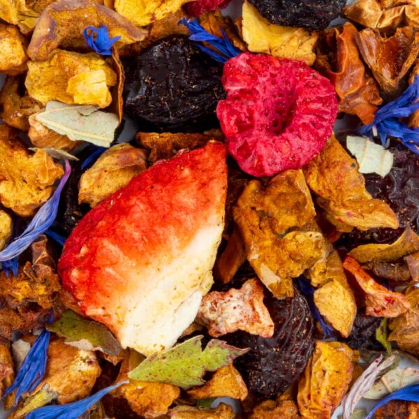 Tisane Baies Magiques Bio Saveur Fraise Framboise par Made in Thé - Vue zoomée