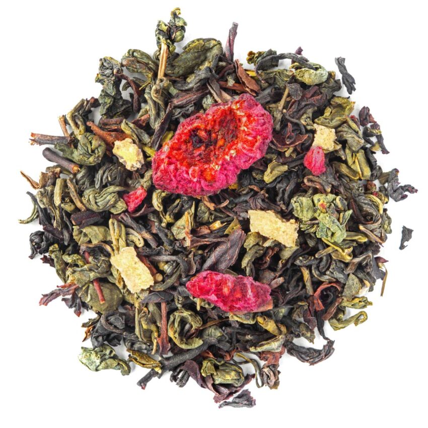 Made In The Black Tea TN003 The Noir Delice Peche Framboise Bio Top View Standard