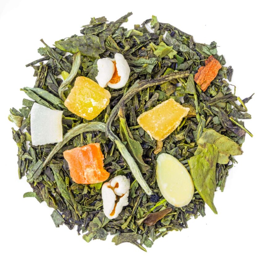 Made In The Green Tea TV049 The Vert Eclat d'amandes Top View Standard