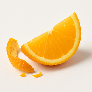 Morceaux d'orange