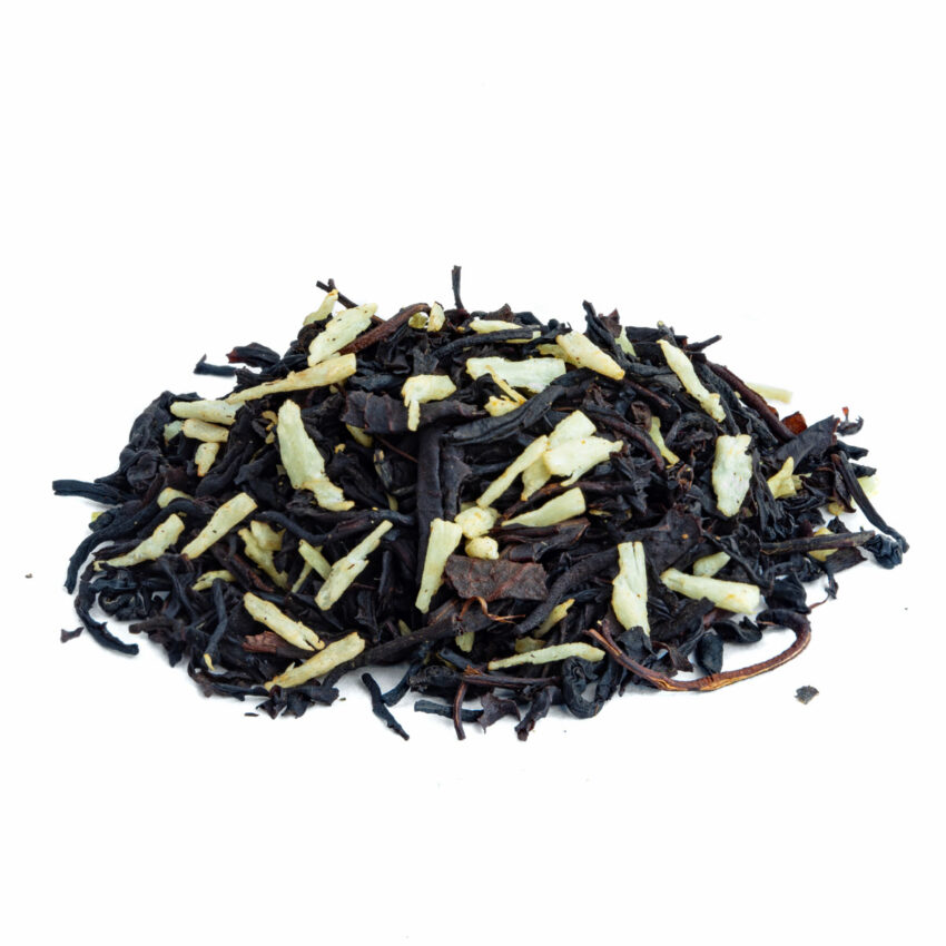 Thé Noir Coconut Bio Saveur Noix de Coco par Made in Thé - Vue de côté
