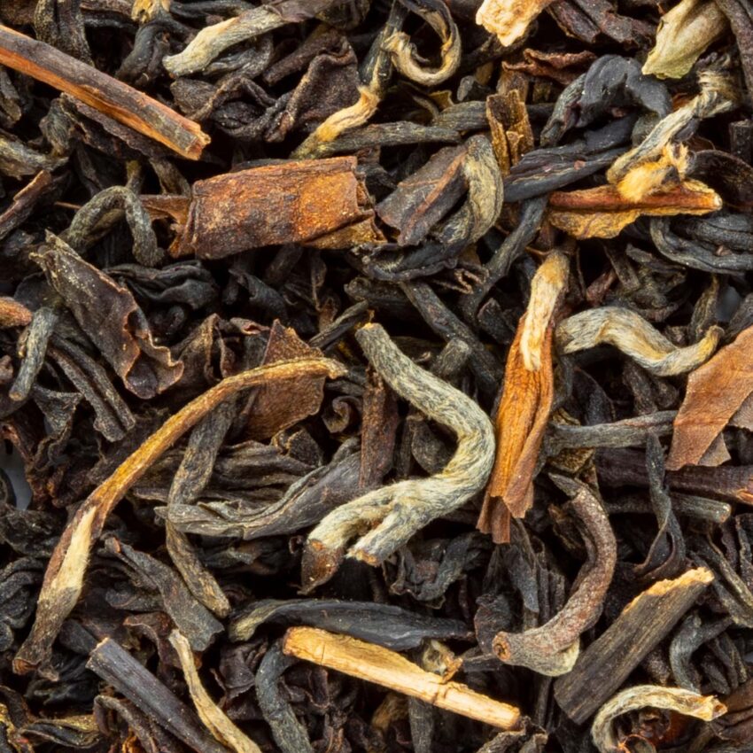 Thé Noir Darjeeling 2ème Récolte (2nd Flush) Bio en Vrac par Made in Thé - Vue zoomée