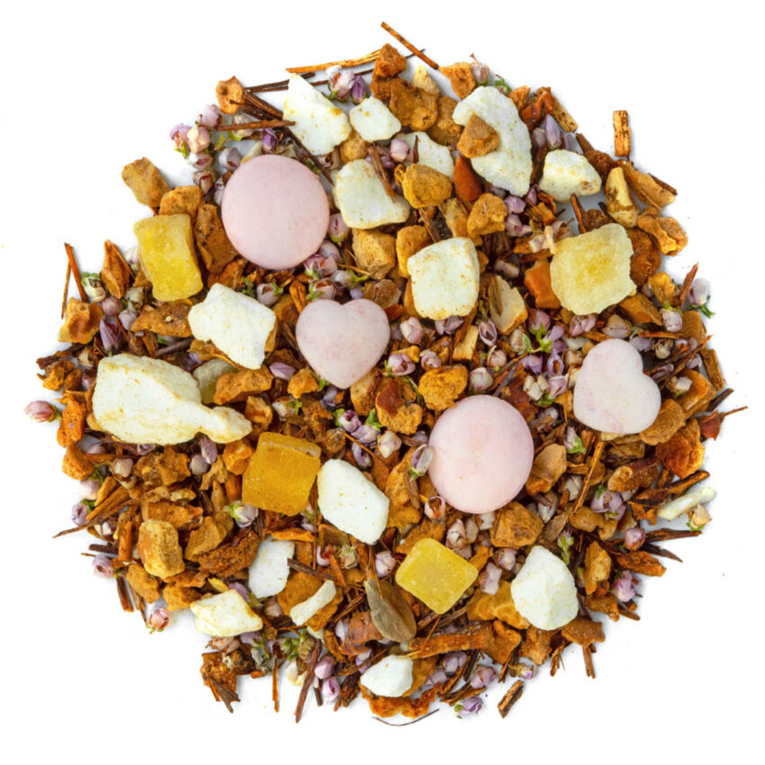Rooibos Douceur Barbe à Papa en Vrac saveur Barbe à Papa par Made in Thé - Vue de haut