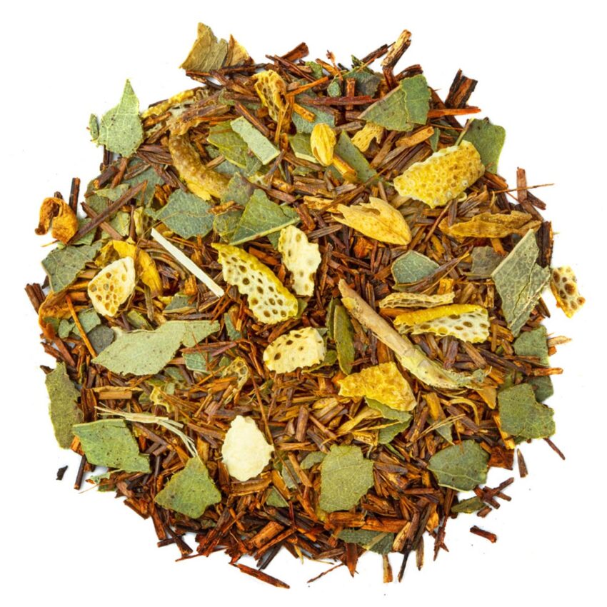 Rooibos Eucalyptus en Vrac saveur Orange, Eucalyptus par Made in Thé - Vue de haut