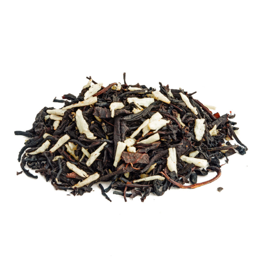 Thé Noir Coconut Bio Saveur Noix de Coco par Made in Thé - Vue de côté