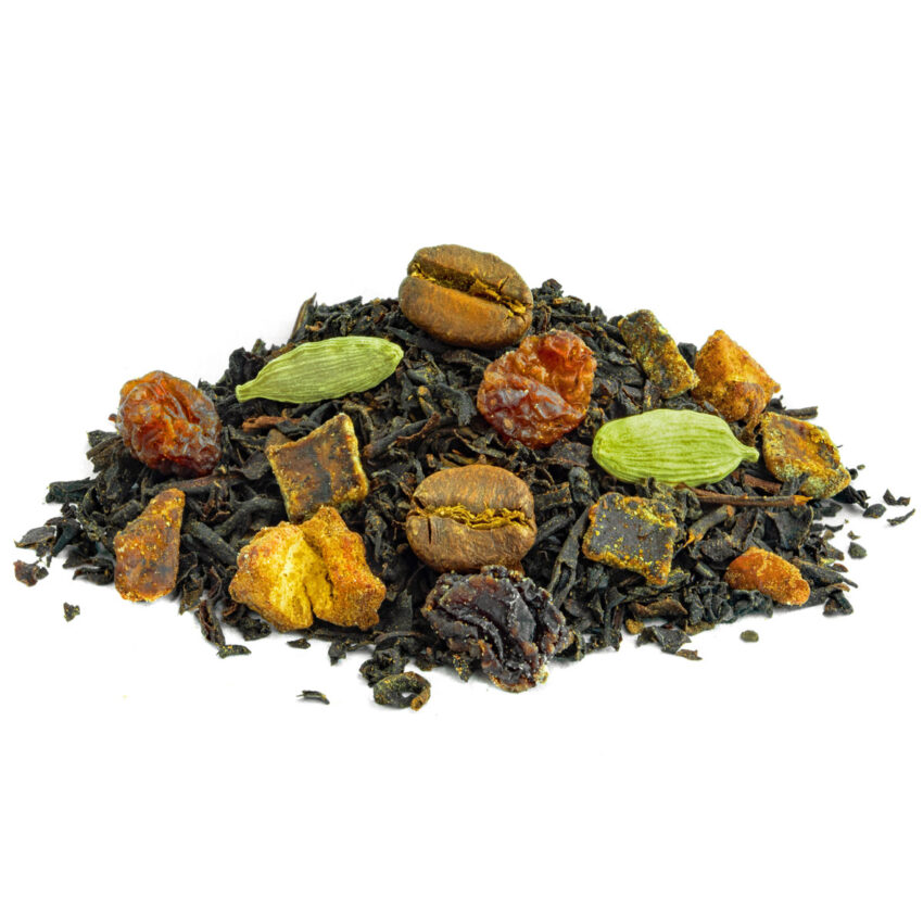 Thé Noir Théspresso Saveur Café et Cardamome par Made in Thé - Vue de côté