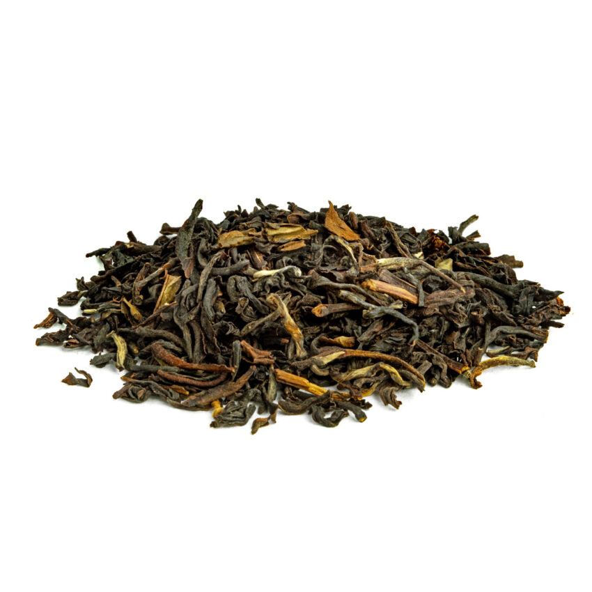 Thé Noir Darjeeling 2ème Récolte (2nd Flush) Bio en Vrac par Made in Thé - Vue de côté