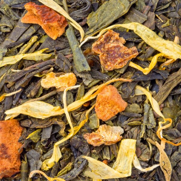 Thé Vert Tondao saveur Citron et Pomme par Made in Thé - Vue zoomée