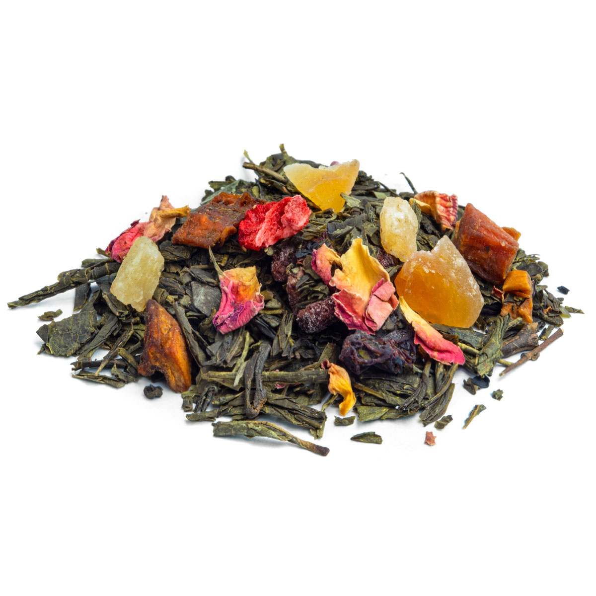 Thé Vert Kiss & Love saveur Cerise et Framboise par Made in Thé - Vue de côté