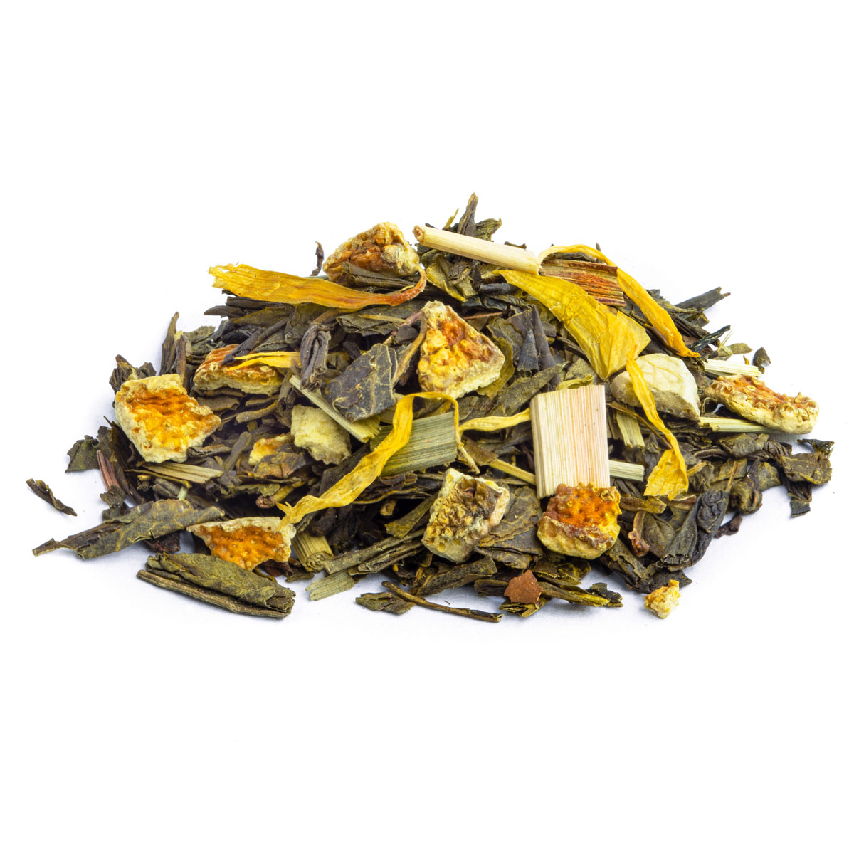 Thé Vert Mojithé Bio saveur Menthe et Citron Vert par Made in Thé - Vue de côté