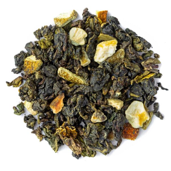 Oolong Orange Bio Saveur Orange par Made in Thé - Vue de haut