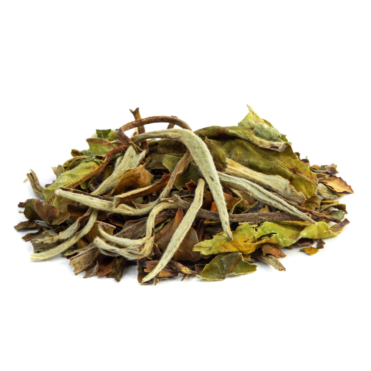 Thé blanc Pai Mu Tan en vrac par Made in Thé - Vue de côté