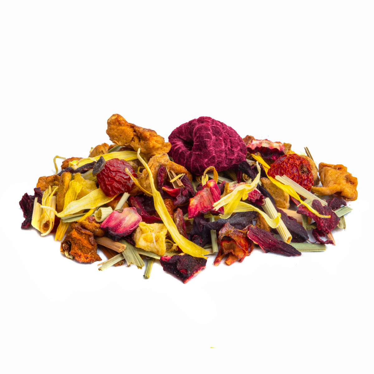 Tisane Framboise Givrée Bio Saveur Framboise par Made in Thé - Vue de côté