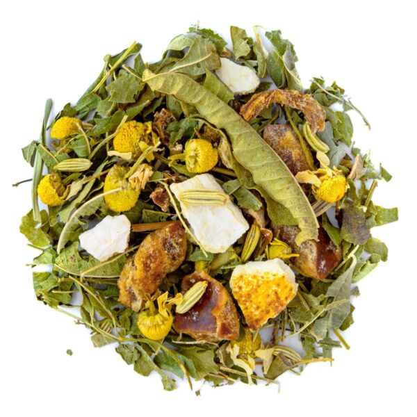 Tisane Repos des Anges Bio Saveur Orange et Vanille et Thym par Made in Thé - Vue de haut
