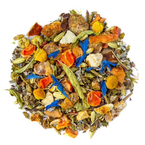 Tisane Douce Nuit Bio Saveur Citron et Pêche par Made in Thé - Vue de haut