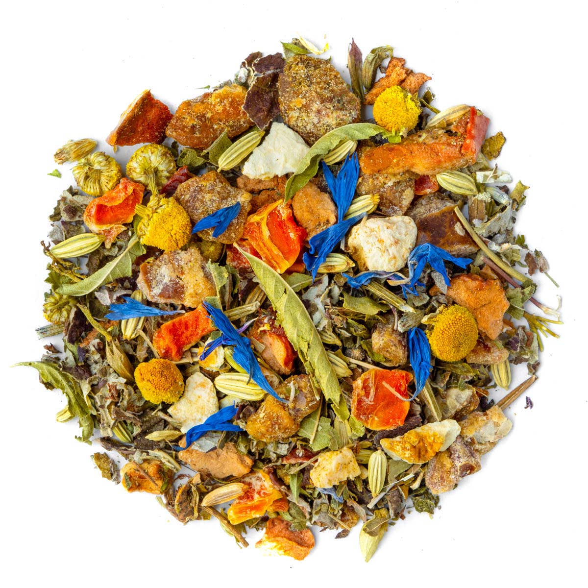 Tisane Douce Nuit Bio Saveur Citron et Pêche par Made in Thé - Vue de haut