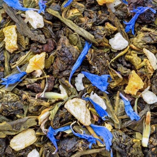 Oolong Pêche Vanillée Bio Saveur Pêche et Vanille par Made in Thé - Vue zoomée