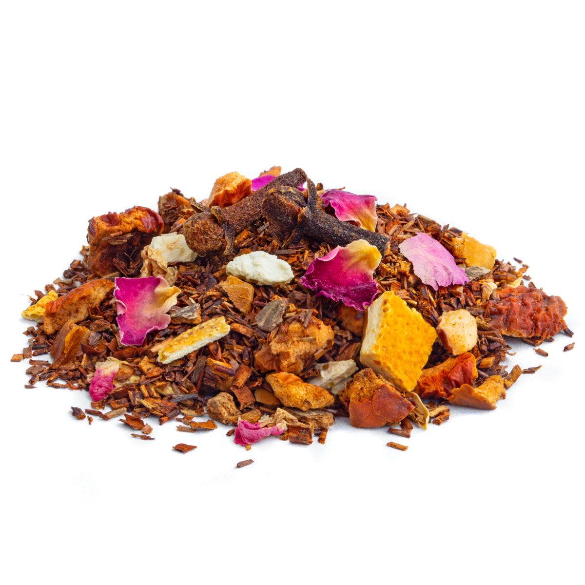 Rooibos de Noël Bio saveur Cannelle et Orange en vrac par Made in Thé - Vue de côté
