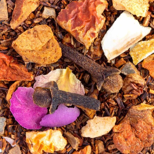 Rooibos de Noël Bio saveur Cannelle et Orange en vrac par Made in Thé - Vue zoomée
