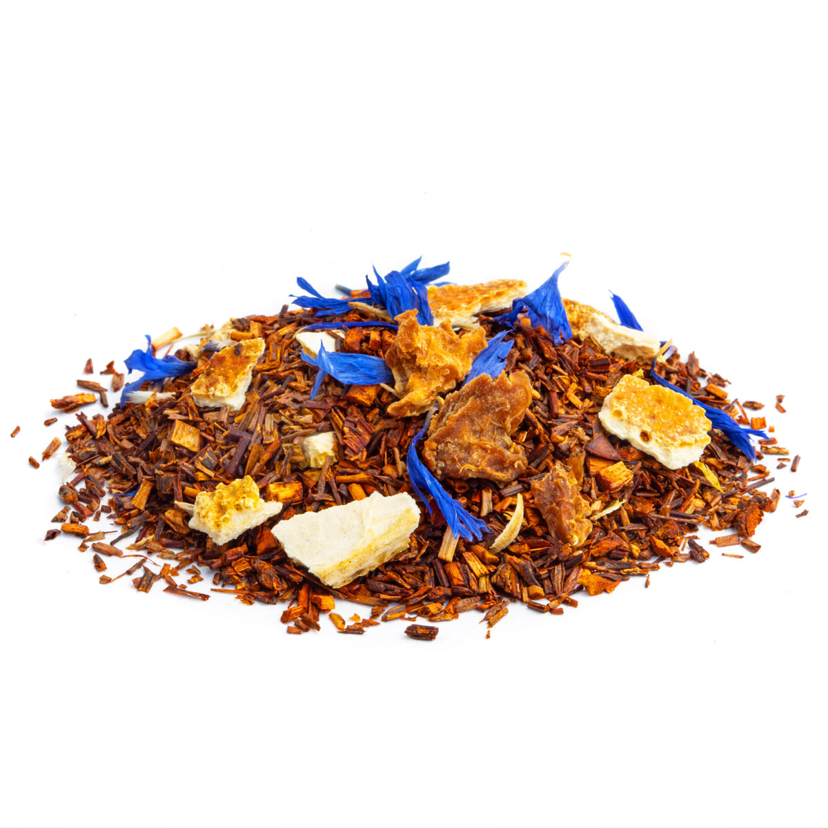 Rooibos Murmure des Agrumes Bio saveur Orange et Pamplemousse en vrac par Made in Thé - Vue de côté