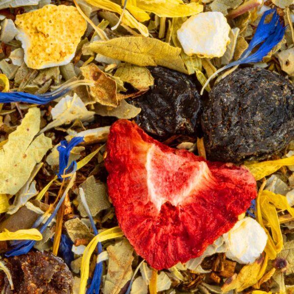 Rooibos Lagoon beach saveur Fraise, Raisin en vrac par Made in Thé - Vue zoomée