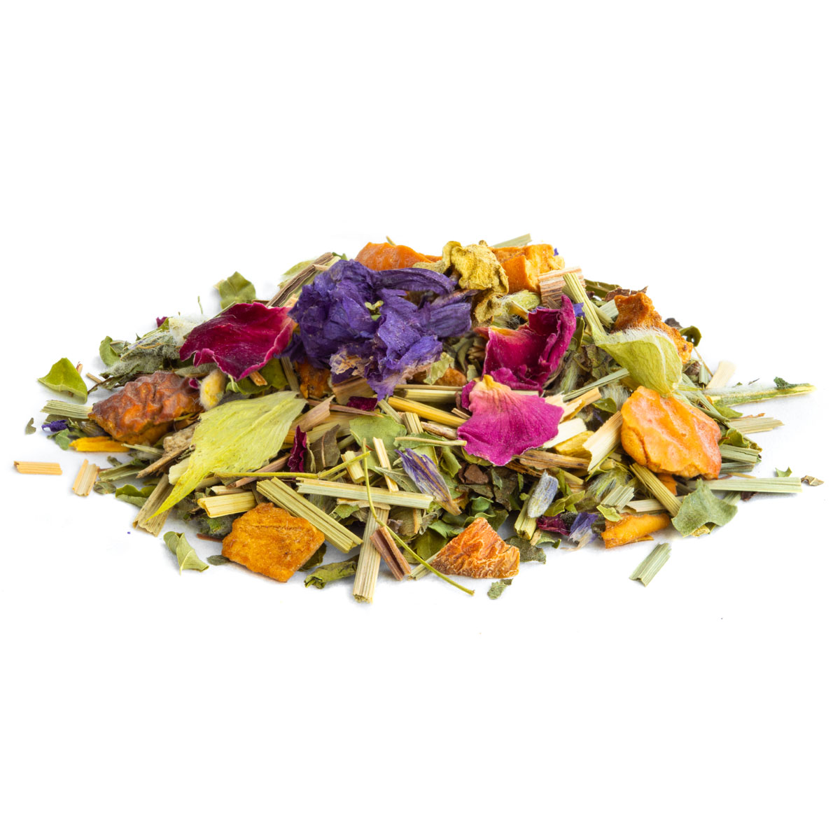 Tisane Douceur de Printemps Saveur Géranium par Made in Thé - Vue de côté