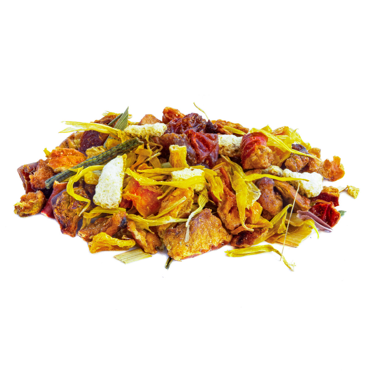 Tisane Rose matin Bio Saveur Orange et Pamplemousse par Made in Thé - Vue de côté