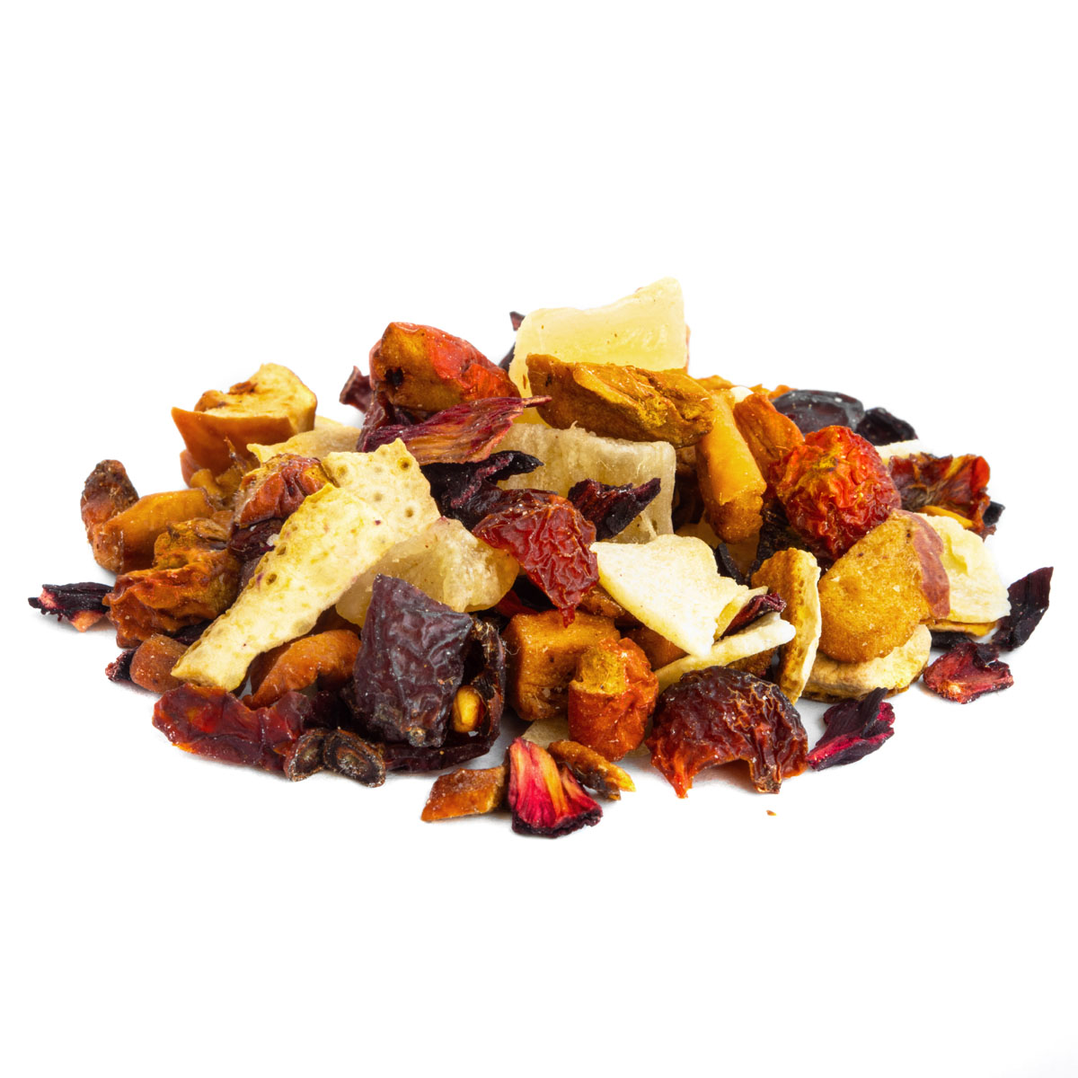 Tisane Piña Colada Saveur Ananas et Noix de coco par Made in Thé - Vue de côté