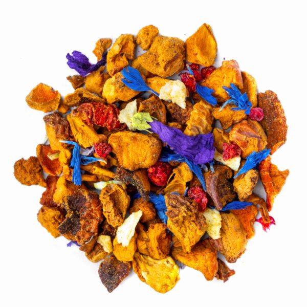 Tisane Purple Night Bio Saveur Violette par Made in Thé - Vue de haut