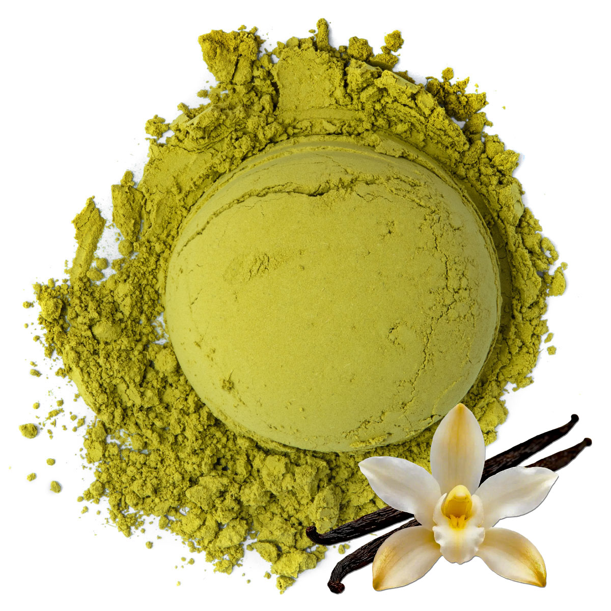 Matcha Latte Vanille par Made in Thé - Vue de haut