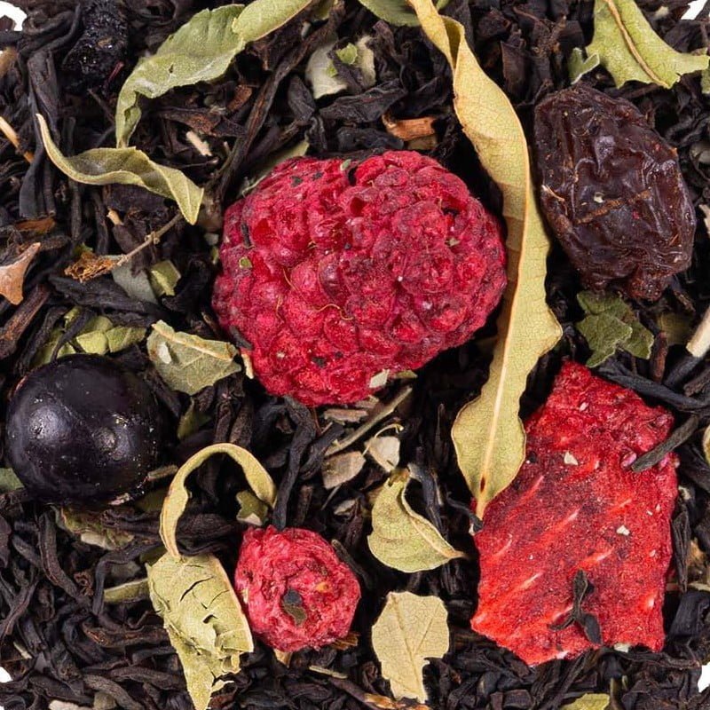 thé noir aux fruits